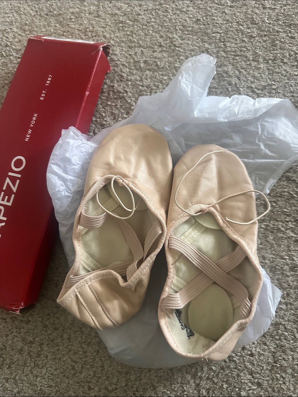 New Capezio Juliet Leather Ballet Slippers